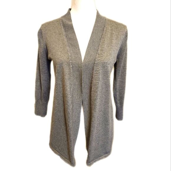 Premise Studio gray open front cardigan - Small - Picture 1 of 4